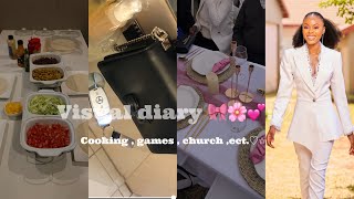 Visual diary S1 001 cookinggameschurch ect [upl. by Mehalek149]