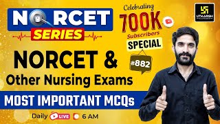 MSN PEDIA PHARMA  NORCET Series 882  NORCET amp All Nursing Exams Special Class  Raju Sir [upl. by Aicemed]