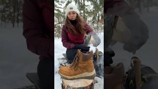 Quick Winter Shoe Drying Trick shortsvideo [upl. by Ellehcit]