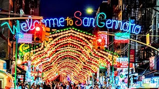 SAN GENNARO FEAST NYC WITH JEFF [upl. by Algar713]