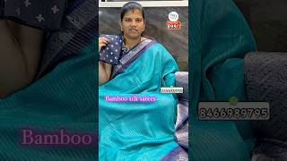 Bamboo silk sarees 899 with free shipping onlineshopping sareesonline saree georgettesaree [upl. by Benioff108]