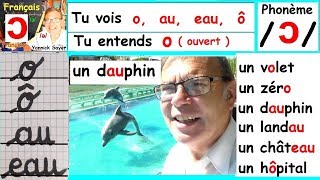 Son phonème ɔ et écriture graphème o ouvert  Français cp ce1  8 [upl. by Esenaj474]