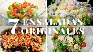 7 Ensaladas Originales y Fáciles 😍 [upl. by Garfield]