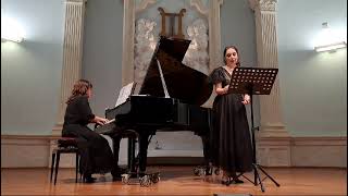 Maria Malibran Il mattino soprano Alessandra Sassi pianoforte Daniela Rava [upl. by Oznecniv]