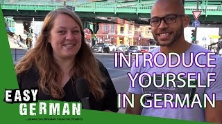 Introduce yourself in Slow German  Super Easy German 1 [upl. by Adohr210]