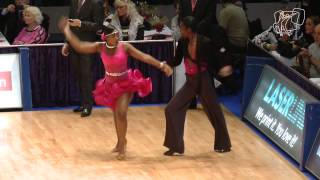 Wiseman Ndlela  Lina Rakoma RSA  2013 World Latin R1 S [upl. by Gelhar]