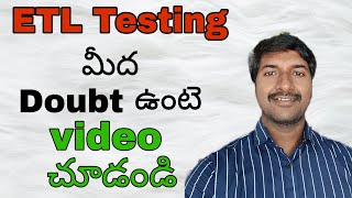 How To Become ETL Tester Telugu [upl. by Blumenfeld17]