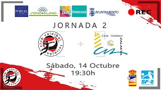 SUPERLIGA2  Jornada 2  CVTorrejón vs CV Zalaeta 1410 1930h [upl. by Adnohsat]