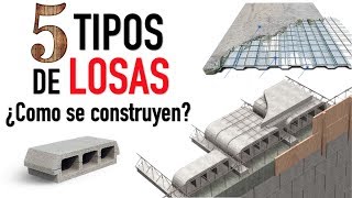 Conoce 5 distintos tipos de LOSAS  Proceso constructivo y características [upl. by Id911]