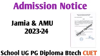 Jamia Admission 202324 AMU Admission 202324 AMU Jamia Entrance 202324 [upl. by Shoshanna]