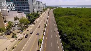 Viaducto el Gran Manglar sobre la Ciénaga de la Virgen [upl. by Rizzo449]