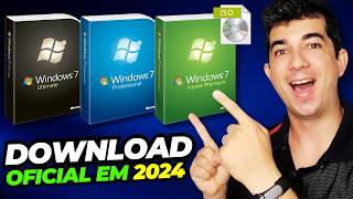 😱Como BAIXAR o Windows 7 ORIGINAL Todas as Versões 2024 [upl. by Limak]