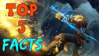 TOP 5 Facts About Ezreal  League of Legends   ქართულად [upl. by Riorsson]