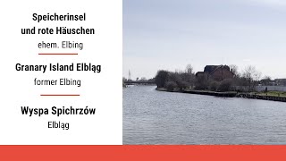 Die Speicherinsel der Fluss Elbląg und das rote Häuschen eigentlich zwei [upl. by Osmo588]