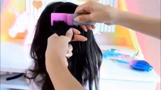 Asmr Hair Brushing Sound  Asmr Hair Care [upl. by Dazraf]