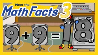 Meet the Math Facts Addition amp Subtraction  9  9  18  Preschool Prep Company [upl. by Dacia609]