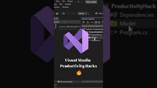 Visual Studio 2022 Productivity Hack 🔥 coding webdesign dotnet visualstudio2022 [upl. by Lubow]