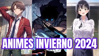 ESTRENOS ANIME INVIERNO 2024 [upl. by Adlee]