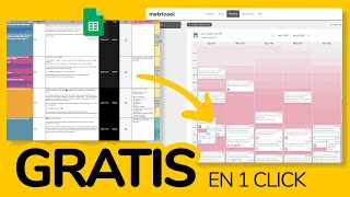 Crea un Plan de Contenidos para Redes Sociales en Tiempo Récord ⏱️  PLANTILLA [upl. by Adnav]