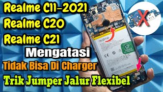 Realme C112021 C20 C21  Tidak Bisa Di ChargerTrik Jumper Jalur Flexibel [upl. by Assirehc]