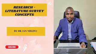 Research Literature  Survey Concepts [upl. by Leunad]