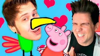 PEPA LA CERDA Y RUBIUS EL LORO  Video Reaccion [upl. by Zales]