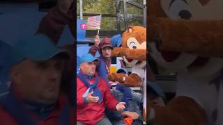 Mascot Teaches a Lesson to Rude Fan with a Beer Splash shorts [upl. by Dorinda765]