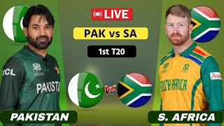 Pakistan vs South Africa 1st T20  PAK vs SA Live Scores amp Commentary [upl. by Edd67]