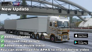 Truck Of Europe 3 v0471 New Update Apks Download  Added tollgatesAdded new double trailer [upl. by Tenay]