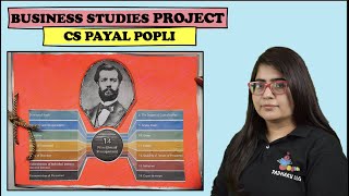 Principles of Management Class 12 Project  Business Studies Project  CS Payal Popli [upl. by Shelley]