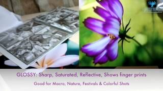 Glossy vs Matte vs Metallic Photo Prints [upl. by Aerbua]