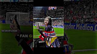 The Girl Cheer For Atletico MadridBUT  football cristianoronaldoronaldogirl shorts [upl. by Ahcorb]