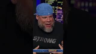 Tyrus from wwe on gutfield gutfeld funnyshorts wwe greensreen [upl. by Ycrem99]