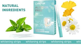 Carefor alcohol free whitening strips and pen [upl. by Acila]