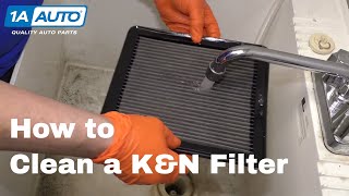 How to Clean KampN Filter [upl. by Zilber]