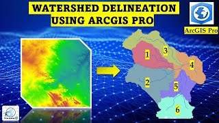 Watershed Delineation Using ArcGIS Pro  StepbyStep Tutorial [upl. by Amity198]