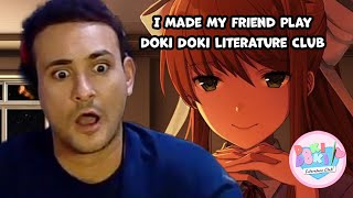 I made my friend play Doki Doki Literature Club [upl. by Lezirg467]