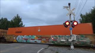 Chicopee Road Railroad Crossing near Benson NC [upl. by Ecilahc]