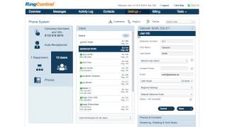 RingCentral User Section Overview [upl. by Eimiaj]