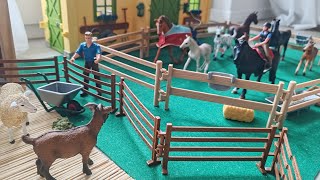 العاب حيوانات المزرعه للاطفال العاب schleich farm animals toysالعاب playmobil [upl. by Pavlish]