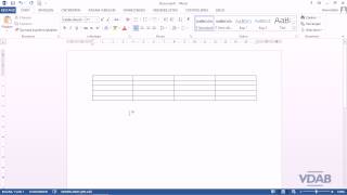 Word 2013  101TabelMaken [upl. by Enait]