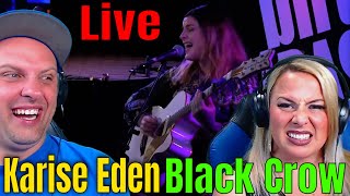 reaction to Karise Eden  Black Crow Live At Bird’s Basement 2022 THE WOLF HUNTERZ REACTIONS [upl. by Areit]