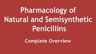 Pharmacology of Natural and Semisynthetic Penicillins Complete Overview ENGLISH  Dr Shikha [upl. by Keheley]