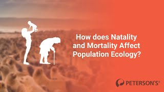 In About a Minute How does Natality and Mortality Affect Population Ecology [upl. by Rumpf]