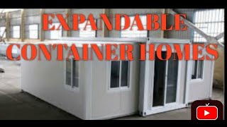 Building Expandable Container House Shipping Container Convertible Home [upl. by Alegnatal]