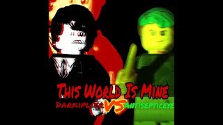 quotTHIS WORLD IS MINEquot Darkiplier vs Antisepticeye Remix  Song by Endigo in LEGO [upl. by Maddis]