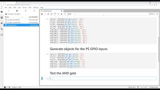 PYNQ Tutorial PS GPIO Part 2 using the PYNQ GPIO class [upl. by Mallorie]