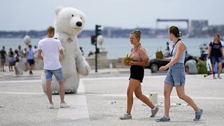 Hitzewelle mit tropischen Nächten über 25° Alarmstufe ROT in Spanien und Portugal [upl. by Elisee]