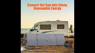 Harness the Sun CROS Portable Solar Panel 200W Review Renogy GOLABS BALDR WZRELB VEVOR [upl. by Viva]