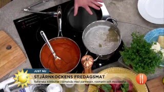 Stjärnkocken lagar god fredagsmiddag för diabetiker  Nyhetsmorgon TV4 [upl. by Keely]